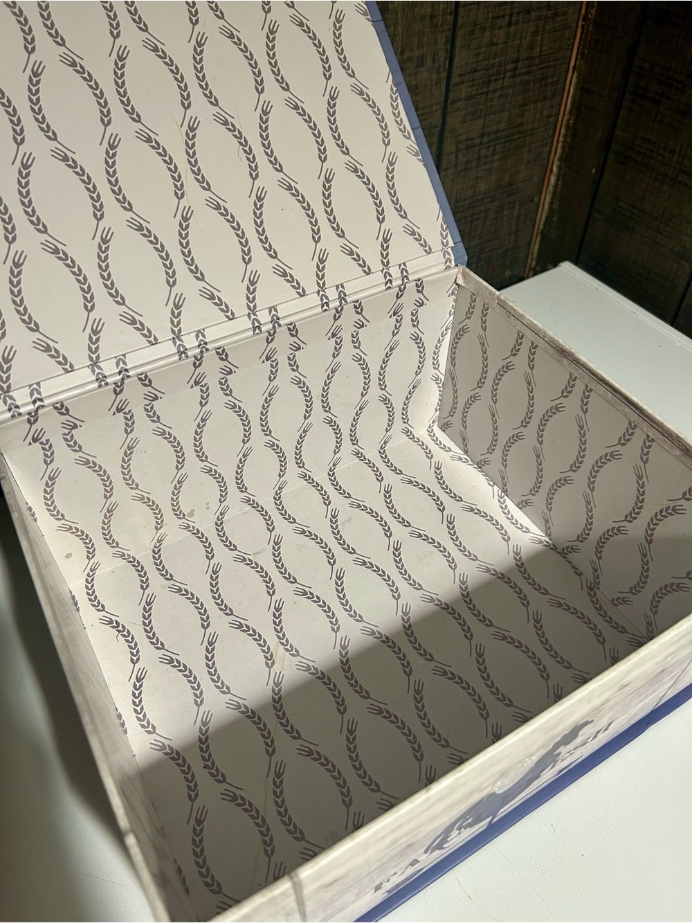 'Farm Fresh' Blue Decorative Storage Box - Picture 5 of 6
